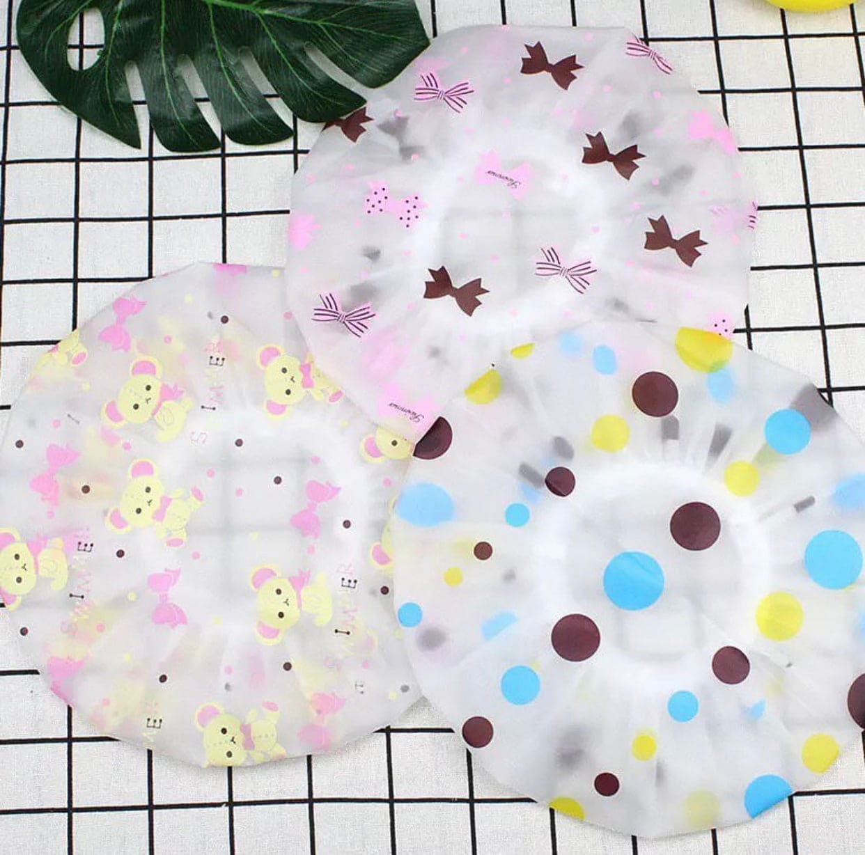 Printed Shower Cap, Waterproof Hair Shower Cap, Bath Hat, Bouffant, Reusable Shower Cap Printed Shower Cap, Waterproof Hair Shower Cap, Bath Hat, Bouffant, Reusable Shower Cap